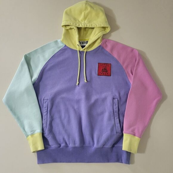 Teddy Fresh Unisex Iconic Color Block Hoodie 2.0 Sweatshirt Pastel - Picture 9 of 16
